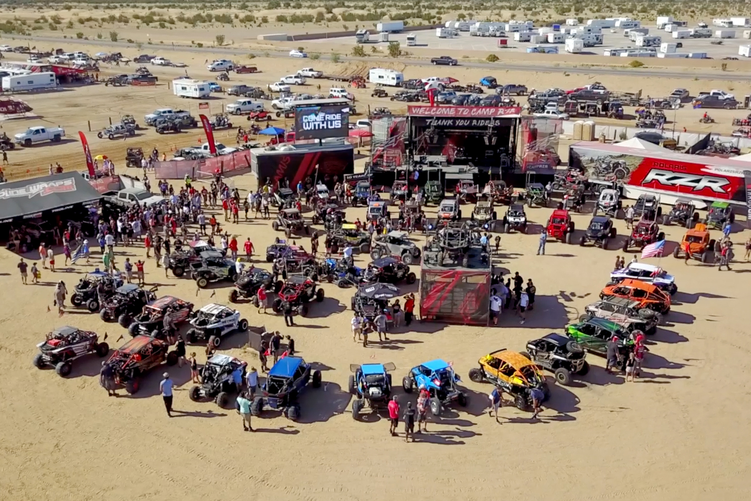 10th Anniversary of RZR at Camp RZR Glamis Dirt Trax Online