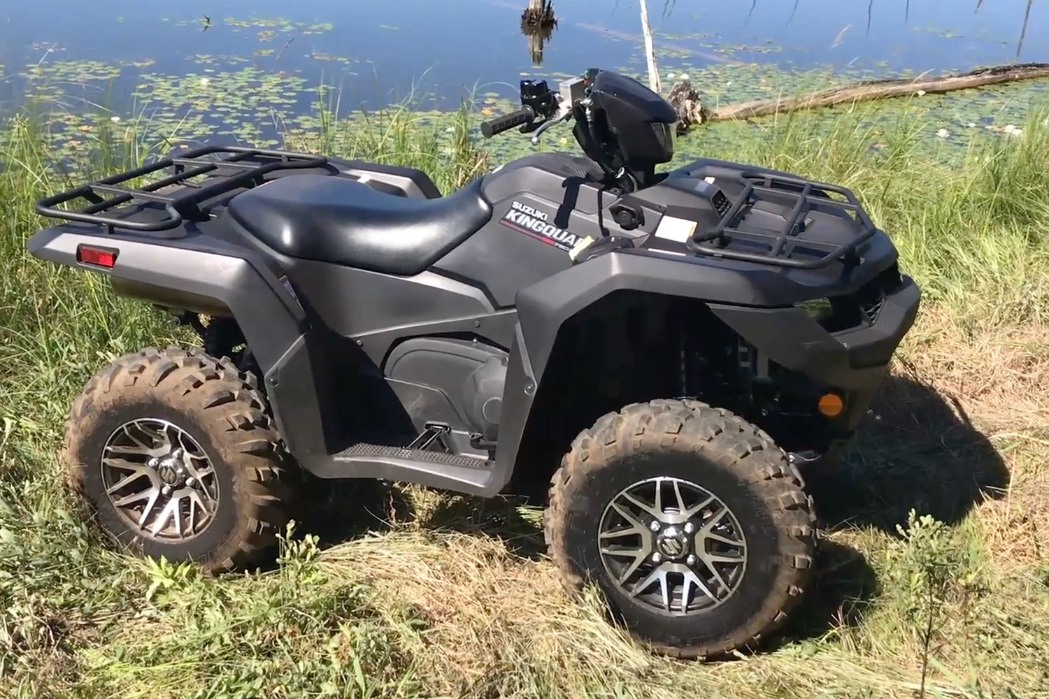 2019 Suzuki KingQuad 750 AXi SE Walk Around & First Impressions - Dirt ...